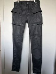 希少‼️美品RickOwens DRKSHDW エアカットSBWコーティングデニム
