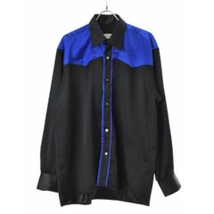 special」 50s ブラック ツートン レーヨン ギャバ シャツ - メルカリ