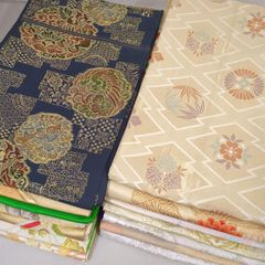 中古品 正絹 振袖 6点 まとめ売り 着用 リメイク材料にも - メルカリ