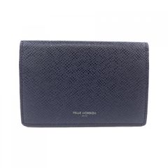 美品【ペッレモルビダ】deck/9 カードケース チャコールグレー 9SL004