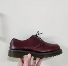 DR. MARTENS ドクターマーチン 1461 3ホール ロー マット レッドバーガンディ 250のサムネイル