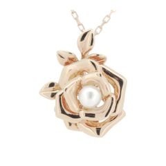 MIKIMOTO ミキモト K18 パール ネックレス 珊瑚モチーフ - メルカリ
