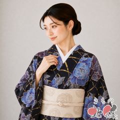 秋の先取り特典】新品未使用 正絹袷訪問着 幻想花文様 暈し 逸品 裄 