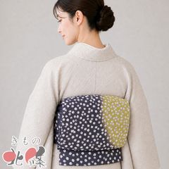 和装コート 道行コート 着物 正絹 中古 花模様 茶系色 多色 身丈112cm