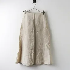 デミルクス ビームス Demi-Luxe BEAMS リネン フィット&フレアスカート 36｜ベージュ系 ボトムス ミドル丈【2400015010823】のサムネイル