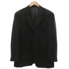 アルマーニ コレツィオーニ ARMANI COLLEZIONI 美品 テーラードジャケット シングル 50 織柄 3B ノッチドラペル 開き見せ サイドベンツ 総裏地 グレー /KB ■ECG005のサムネイル