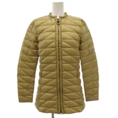 ラルフローレン RALPH LAUREN 美品 ダウンジャケット キルティング S ノーカラー ジップアップ ポケット付き カーキ /KB ■ECG005のサムネイル