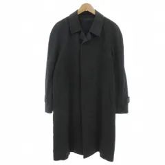ピエールカルダン Pierre Cardin 美品 ステンカラーコート ウール カシミヤ混 グレー 無地 比翼仕立て ロング丈 /MXのサムネイル