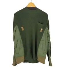 サカイ Sacai MA-1ドッキング モックニット コットン メンズ JPN：3 のサムネイル