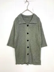 SELECT MOCA セレクトモカ ハーフスリーブサマーニット カーディガン sizeF/グレー ■◆ レディースのサムネイル