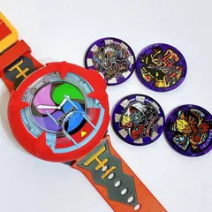 美品 妖怪ウォッチプロトタイプu DX妖怪ウォッチ U進化キット Version E 入場特典 エンマ大王 メダル バージョン4 動作良好のサムネイル