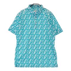St ANDREWS 半袖ポロシャツ M 総柄 ポリエステル メンズ 管理716