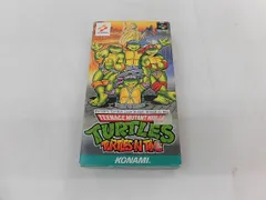  中古品 ゲーム スーパーファミコン ソフト タートルズインタイム 箱説付きのサムネイル