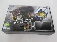 중고품 게임 닌텐도 3DS 본체 CTR-001 코스모 블랙 동작품 몬스터 헌터 3G 처음의 헌터 팩 상자·설 첨부