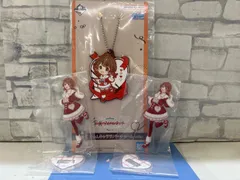 【H3-58】◎ 中古　学園アイドルマスター　一番くじ　アクリルスタンド&ラバーストラップ　花海佑芽　３個セットのサムネイル