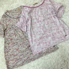 クロコダイル　花柄　Tシャツ　２枚セットのサムネイル