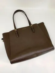 CHARLES & KEITH チャールズ＆キース 通勤 大容量 クラシック ダブルハンドル トート バッグ 茶 ■■ レディース