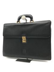 LOEWE　ロエベ　ビジネスバッグ　ブリーフケース　アナグラム　レザー　ブラック　5559