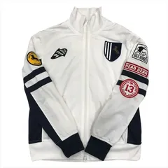 良品 Back Number バックナンバー トラック ジャケット ワッペン Lサイズ メンズ アウター ファッション ホワイト c348のサムネイル