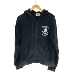 VANSON バンソン パーカー ジップパーカー SIZE M 古着 ブラックのサムネイル