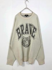 PAGEBOYLIM ページボーイリム ジャガードニット タイガー ニット セーター sizeF/ベージュ ■■ レディース