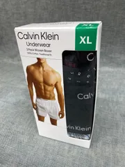 Calvin Klein カルバンクライン ウーブン ボクサー 3枚組 XL アソートのサムネイル