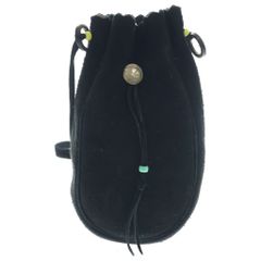 ゴローズ 巾着ポーチ L goros 黒ブラック 巾着バック 小銭入れ2点