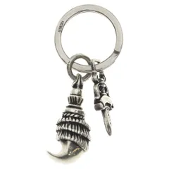 CHROME HEARTS (クロムハーツ) CROW&No5 DGGR クロウ #5 ダガー キーリング シルバーのサムネイル