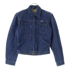 Wrangler (ラングラー) 60S VNTAGE 124MJ ヴィンテージ 白タグ USA製 GRIPPERジップ ジップアップ デニムトラッカージャケット インディゴのサムネイル