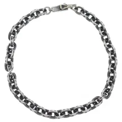 CHROME HEARTS (クロムハーツ) PAPER CHAIN ペーパーチェーン ブレスレット シルバー BCA178のサムネイル