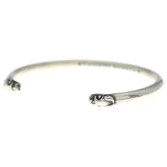 CHROME HEARTS (クロムハーツ) BANGLE DOUBLE DOG ダブルドッグ バングル ブレスレット シルバー BCA125のサムネイル
