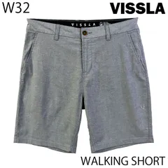 【USED／W32】VISSLA ウォーキング ショーツ ライトグレーのサムネイル