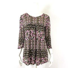 美品！ PINK HOUSE 花柄 五分袖チュニック 美品！ PINK HOUSE 花柄 五