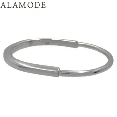 TIFFANY&Co.(ティファニー) ティファニー ロック ナロー バングル ホワイトゴールド K18WG 30.0g アクセサリー シルバー銀 メンズ 40802167439【中古】【アラモード】のサムネイル