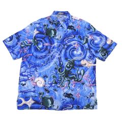 新品 Casablanca カサブランカ 半袖シャツ シルク100% クジラ M - メルカリ