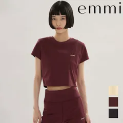 【即納】エミ emmi アウター アクティブコンパクトTシャツ 半袖 ミドル丈 スポーツ セットアップ 14wct262205のサムネイル