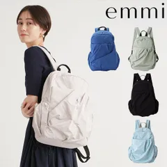 【即納】 エミ emmi バッグ 25秋冬 eco 撥水ギャザーボディーバックパック 小物 リュック 大容量 エコ 撥水 通勤 通学 マザーズバッグ 13wgb239304のサムネイル