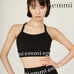 【即納】エミ emmi トップス emmiロゴブラトップ インナー アンダーウェア スポーツ ヨガ 14wct262207のサムネイル