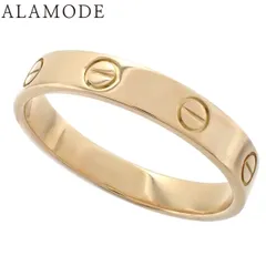CARTIER(カルティエ) ラブコレクション LOVE リング スモールモデル B4085000 イエローゴールド K18YG 58 4.5g 指輪 アクセサリー ジュエリー ミニラブリング ゴールド金 メンズ 40802183158【中古】【アラモード】のサムネイル