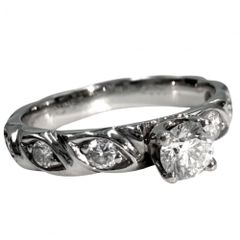 ヴィンテージ CHAUMET ショーメ アノーリング K18 14号 - メルカリ