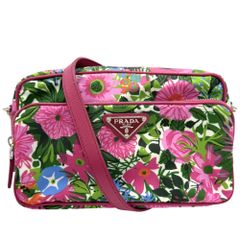 PRADA プラダ カナパ 花柄 ショルダーストラップつき - メルカリ