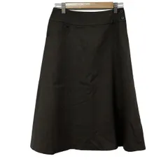 MargaretHowell(マーガレットハウエル) ロングスカート サイズ1 S レディース - ダークブラウンのサムネイル