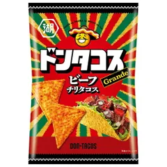 コイケヤ ドンタコス ビーフチリタコス 57g×12個入| 送料無料 お菓子 スナック菓子 ストック おやつ スイーツ おつまみ ケース買い まとめ買い 業者 仕入れ 大量 たこ 海鮮 牛 牛肉のサムネイル