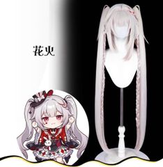 신품 미사용 붕괴 : 스타 레일 불꽃 코스프레 가발 가발 애니메이션 가장 코스튬