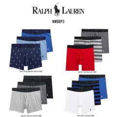 POLO RALPH LAUREN(ポロ ラルフローレン)ボクサーパンツ ボクサーブリーフ ストレッチ クラシックフィット 3枚組 セット メンズ 男性用 下着 NWBBP3のサムネイル