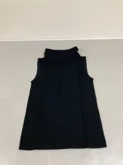 送料無料★DURAS デュラス★サマーニット　ノースリーブニット　タートルネック★ブラック★フリーサイズ　#80611sjkのサムネイル