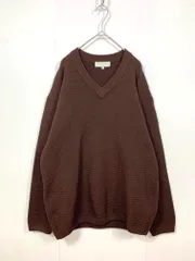 B:MING BEAMS ビームス 定価7590円 Vネック ニット セーター sizeL/茶 ◇■メンズのサムネイル