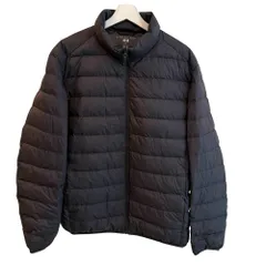 ユニクロ UNIQLO ウルトラライトダウンジャケット 軽量 フロントジップアップ  XXL 黒 ブラック /MZ ■ECF005