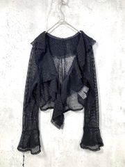 rurumu asymmetry ruffle knit cardigan - メルカリ