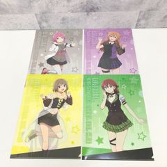 러브라이브 시리즈 니지가사키 학원 스쿨 아이돌 동호회 클리어 파일 4점 세트 우에하라 아유무 나카스 카스미 오미 그분 텐노지 루나